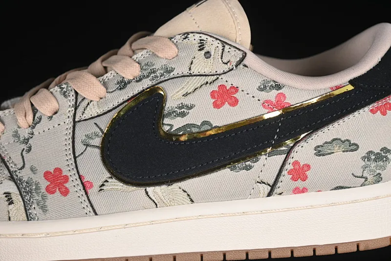 All categories Air Jordan Jordan series basketball shoes Air Jordan 1 Low Rui Hachimura x Air Jordan 1 Low OG "Oatmeal" AJ1 Joe 1 Hachimura co-branded low-top cultural casual sneakers HV8293-100
